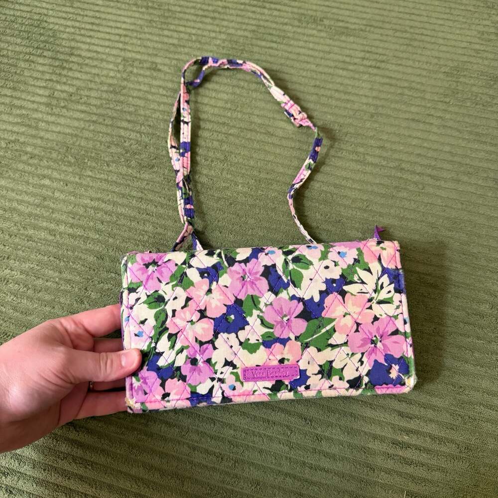 Vera Bradley Zip Around Wallet Crossbody Wristlet